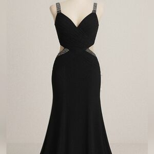 Elegant Black X-Small Gown